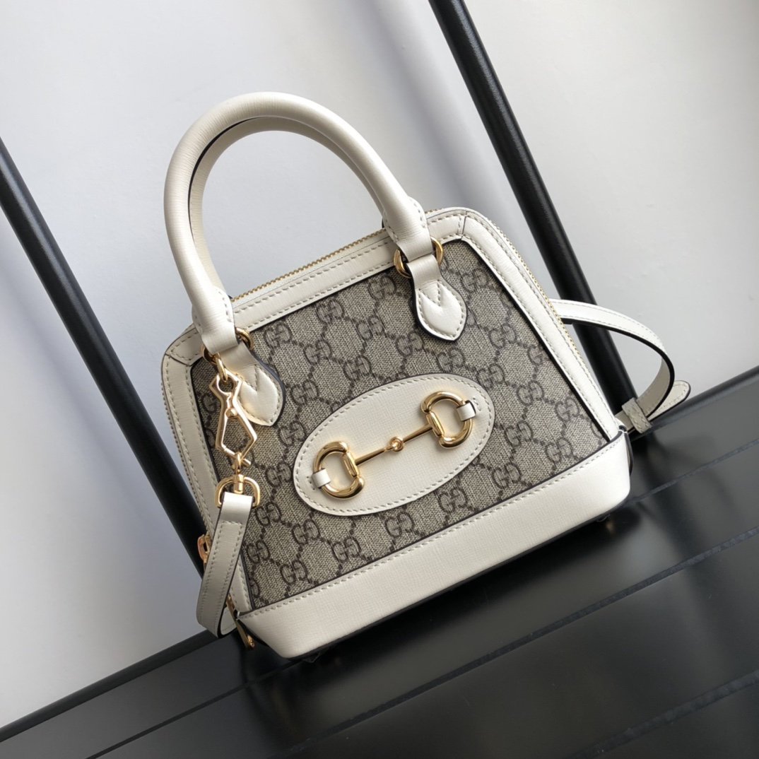 Gucci Hrsebit 1955 Shell Handbag