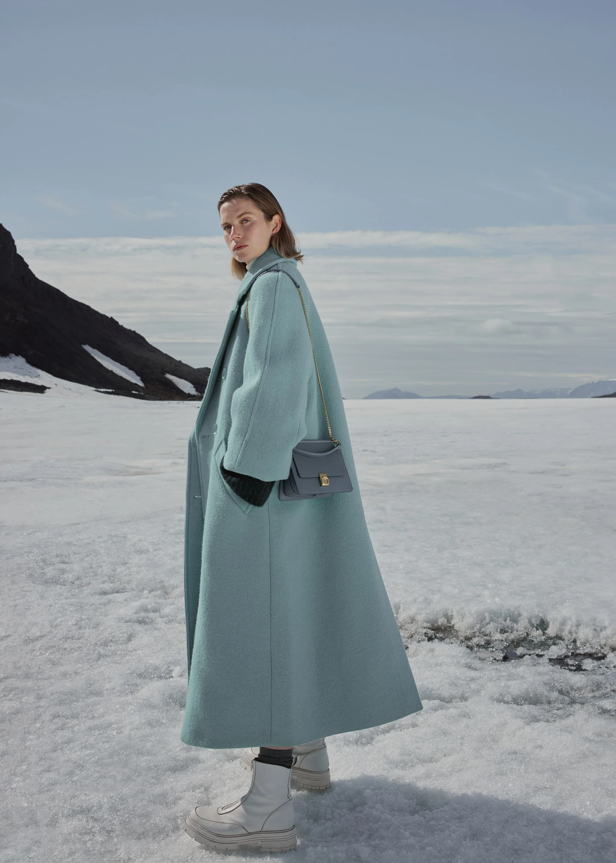 Polène Numéro Sept Mini - Textured Midnight Blue