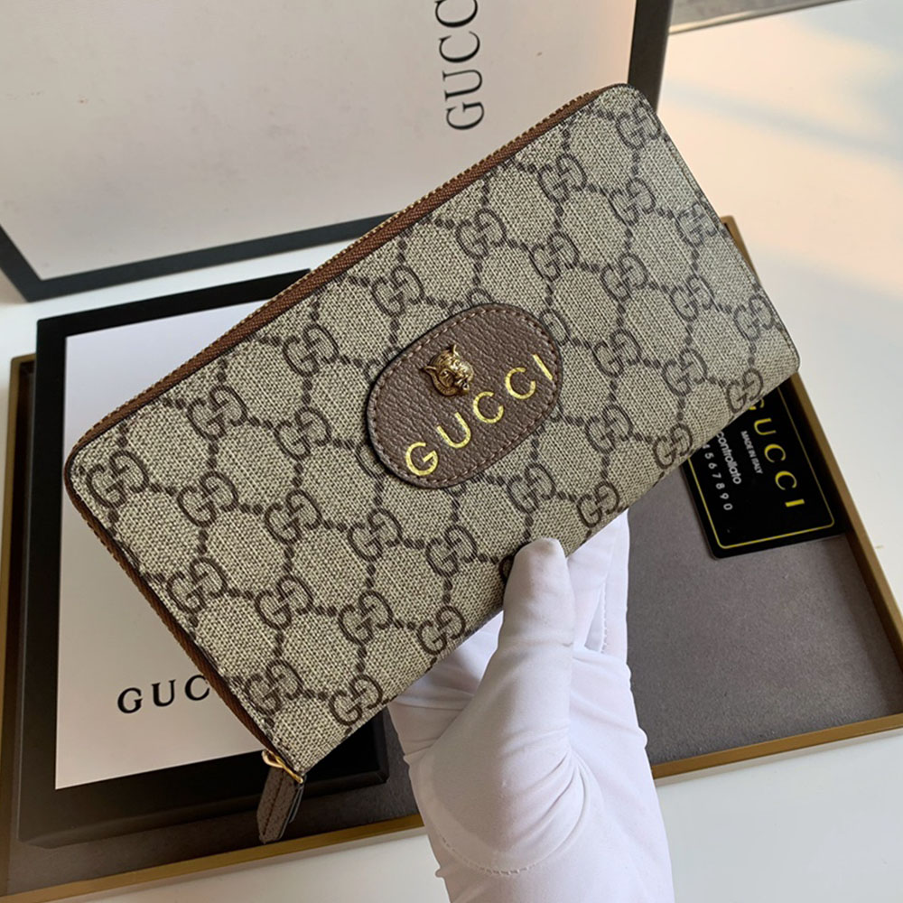 Gucci Unisex Ophidia&Tiger Head Wallet