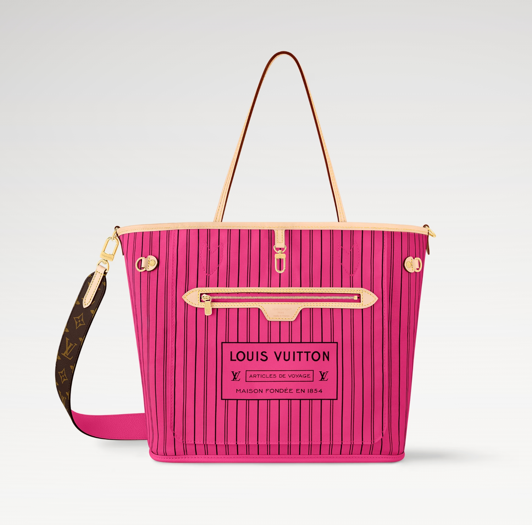 Louis Vuitton Neverfull Bandoulière Inside Out MM