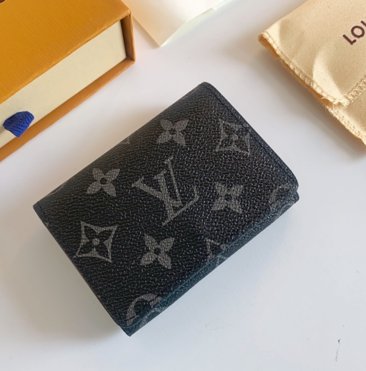 Louis Vuitton Classic coated canvas card clip