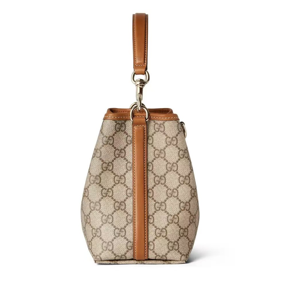 GUCCI Emblem mini bucket bag