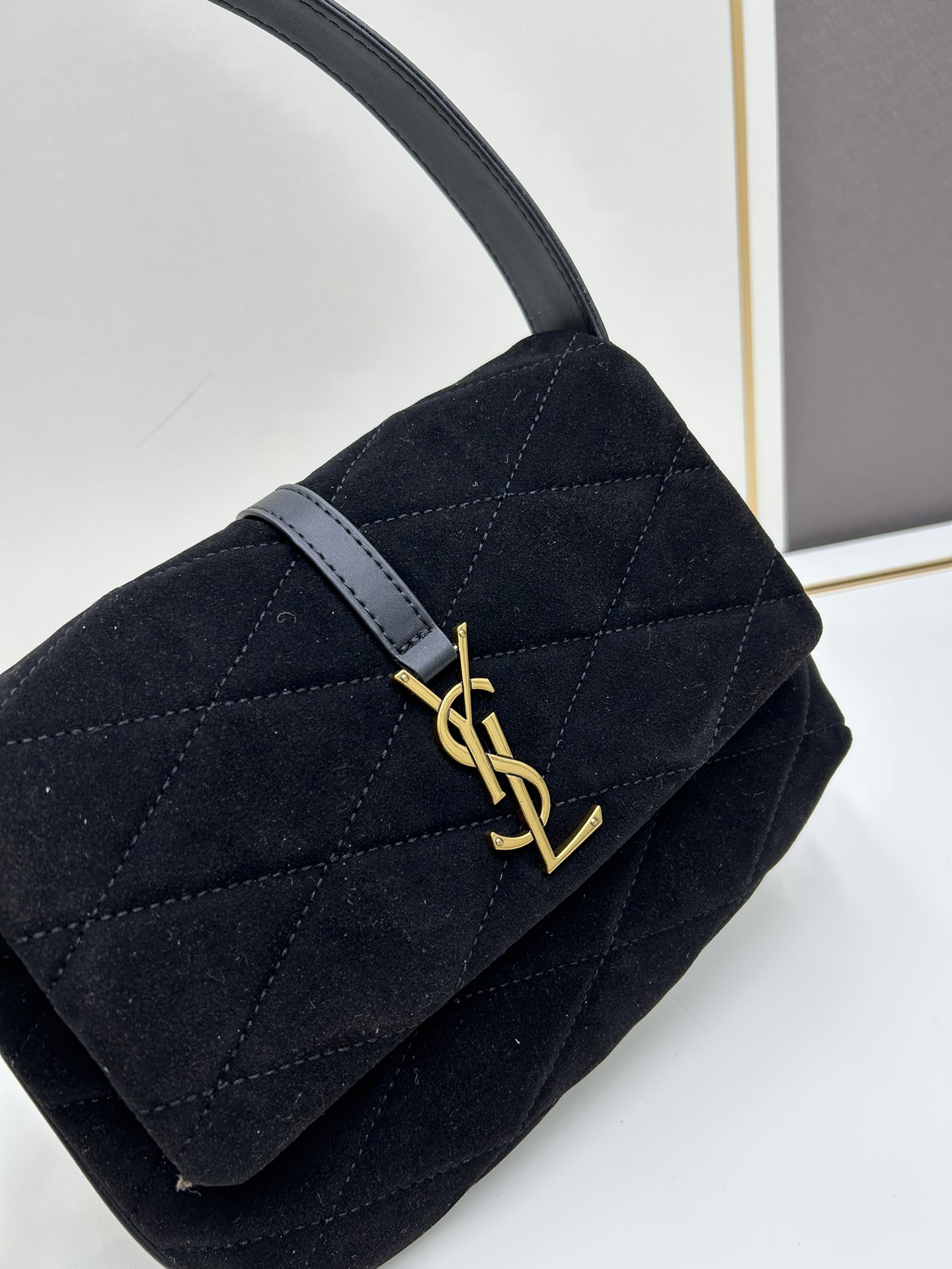 Saint Laurent Frosted Underarm Bag