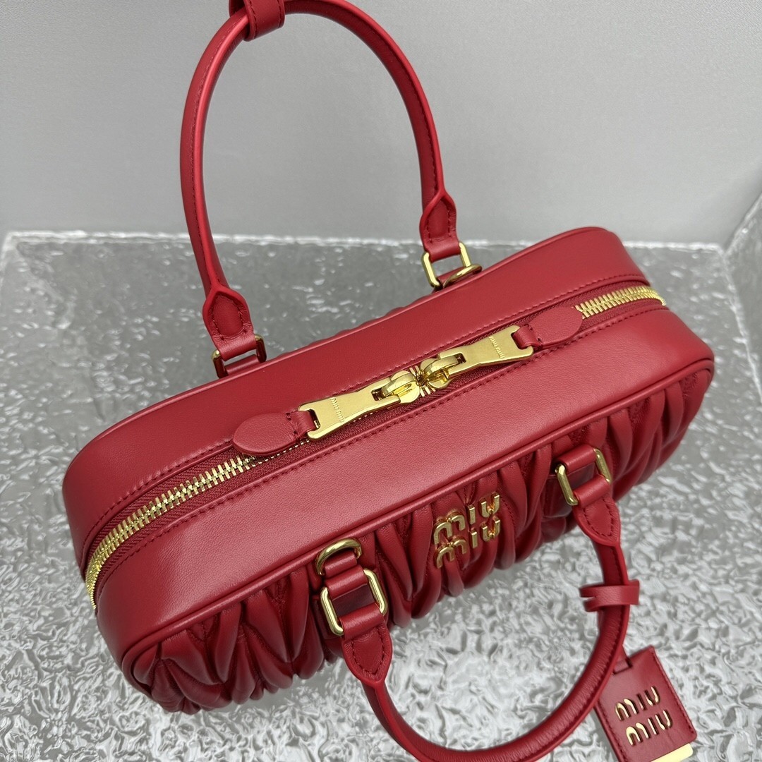 MiuMiu arcadie matelassé nappa leather bag