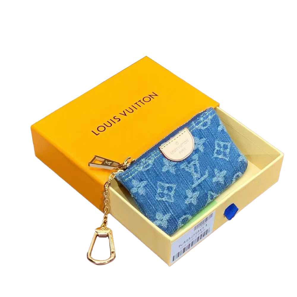 Louis Vuitton LV Jacquard Denim Key Bag (Replica)