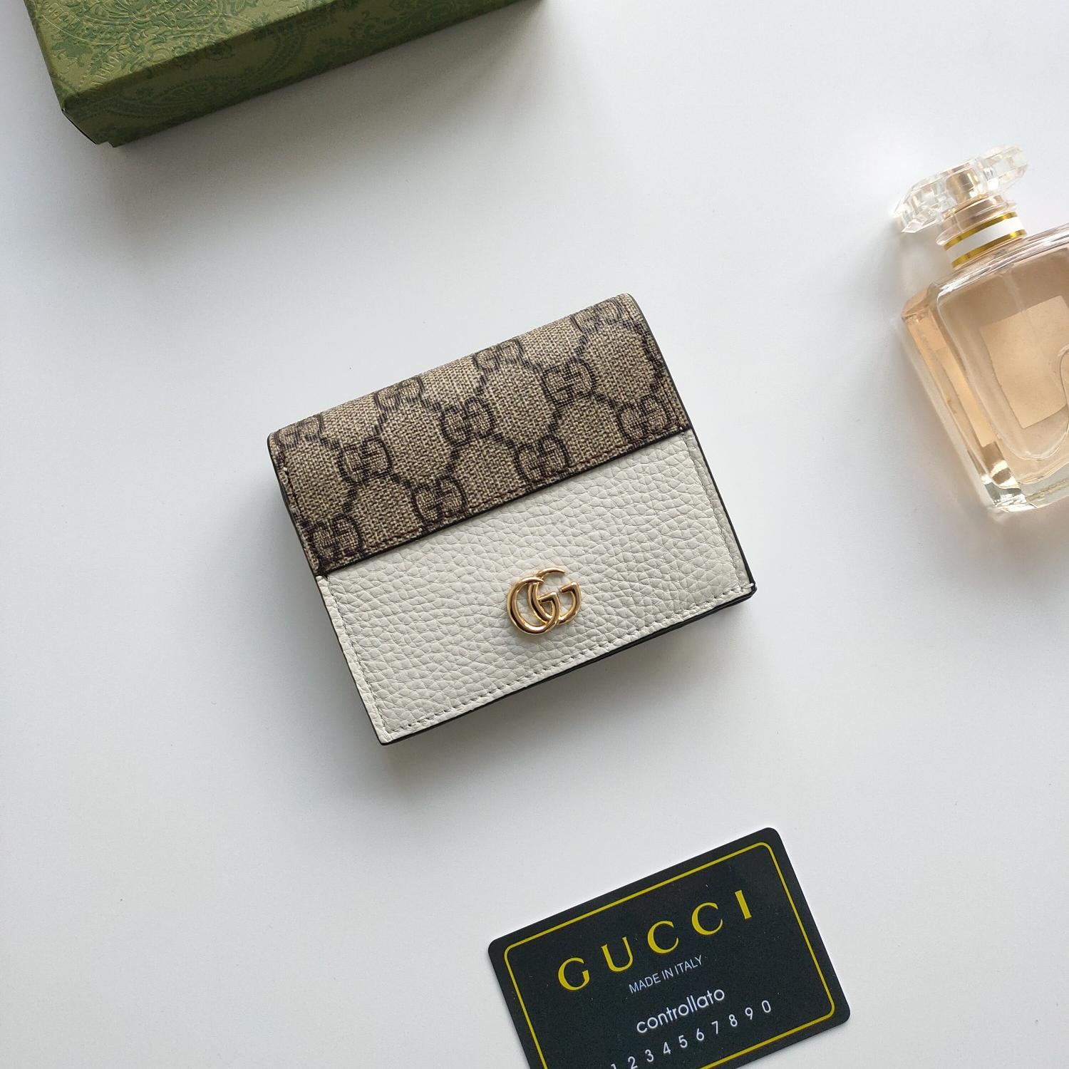 Gucci Unisex GG Marmont Card Case Wallet