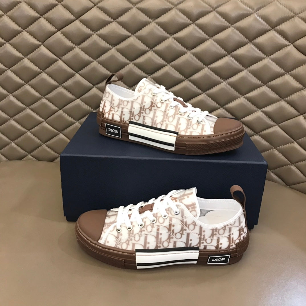 Dior B23 2022 New Style Low Top Logo Oblique Canvas 05