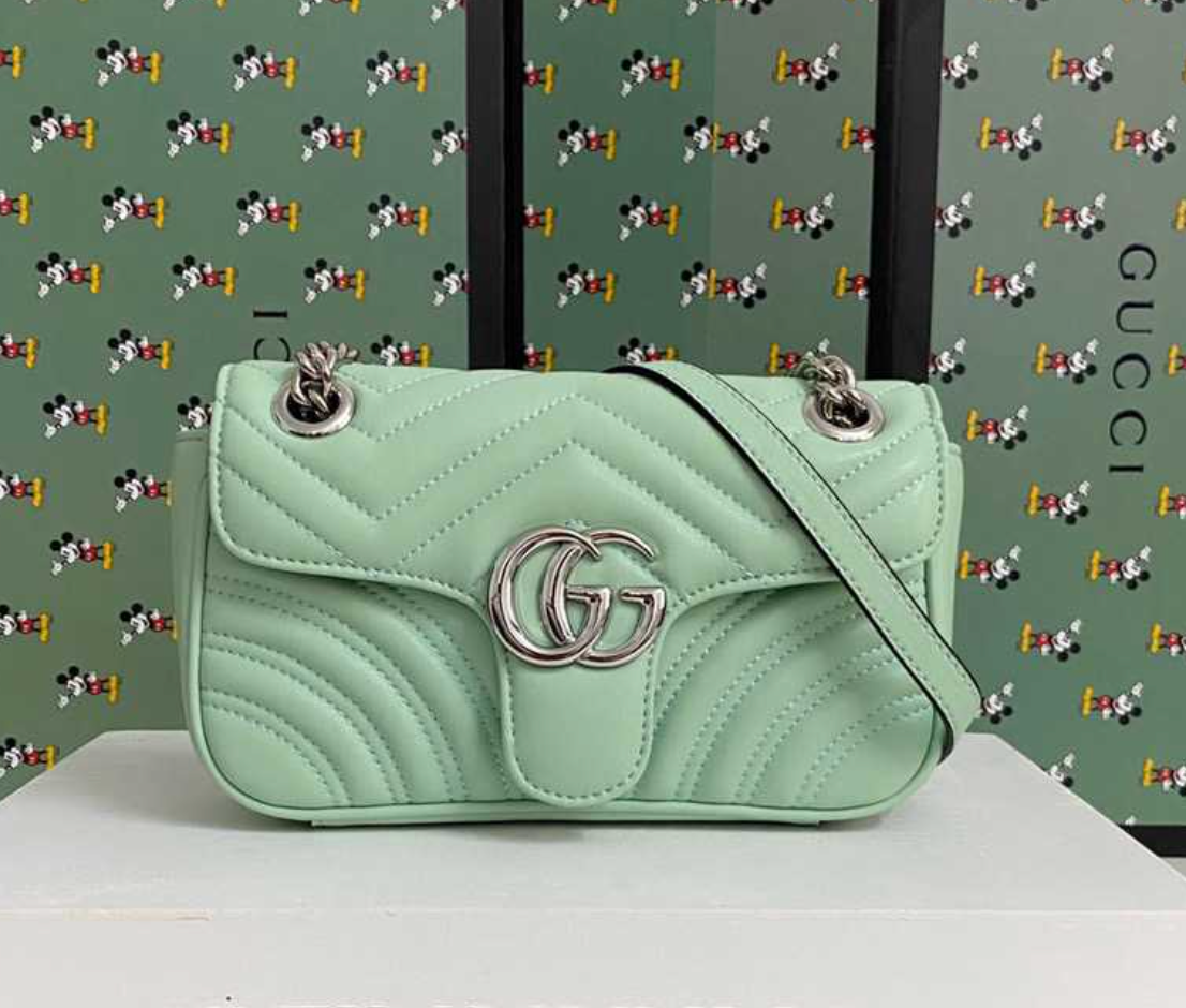 Gucci GG Marmont -Silver buckle