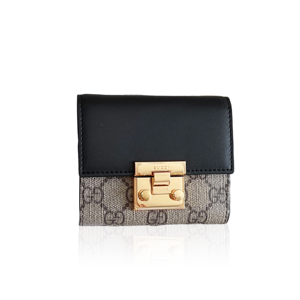 Gucci Padlock Three fold wallet