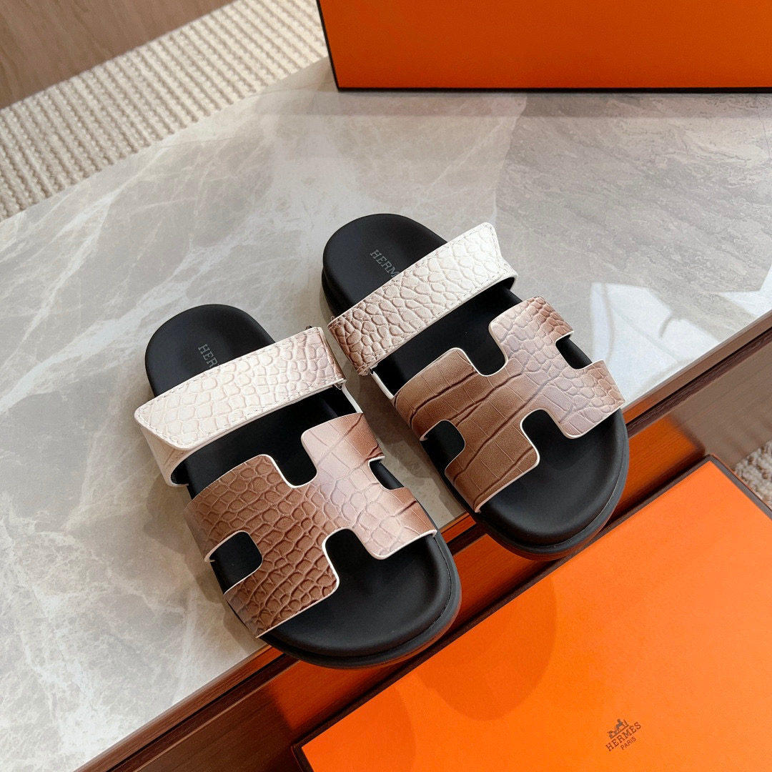 Hermes Chypre  Slide Sandals