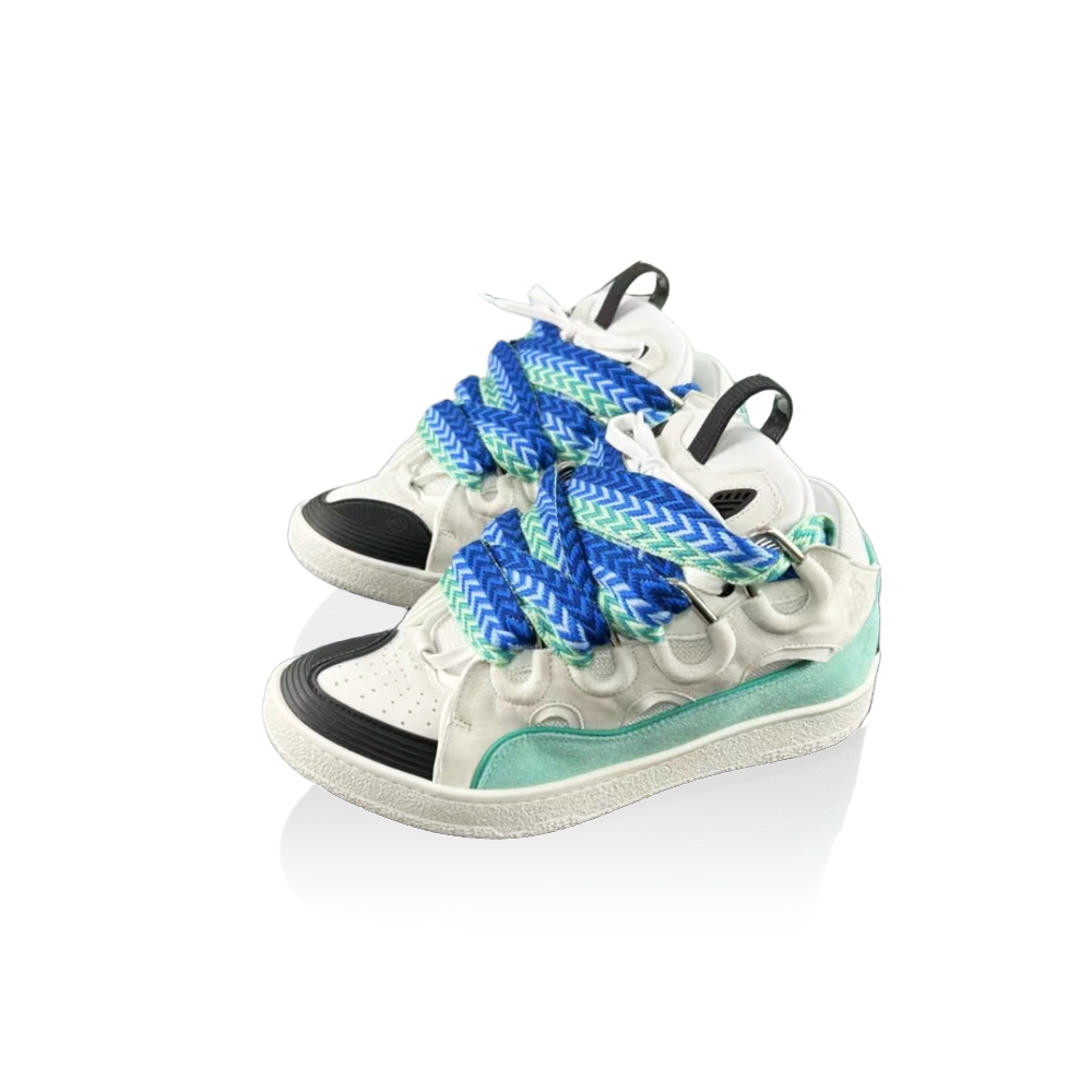 Lanvin LEATHER CURB SNEAKERS