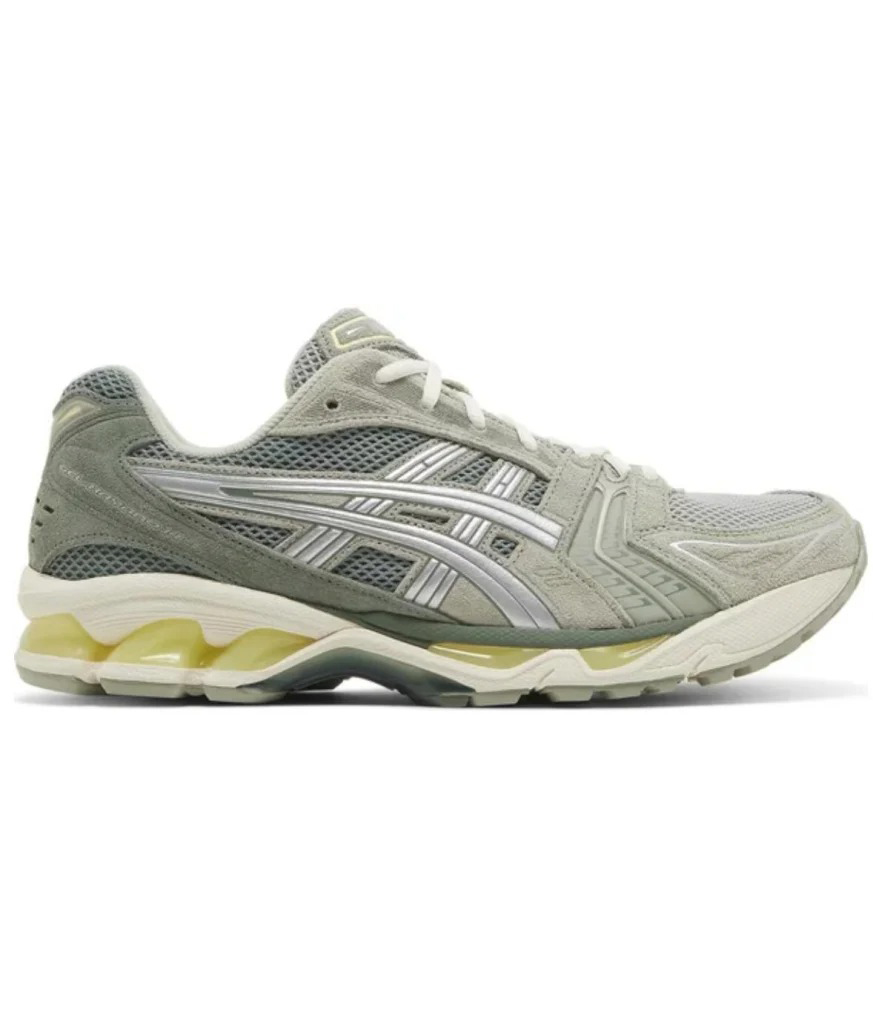 Asics Gel Kayano 14 Olive Grey Pure Silver