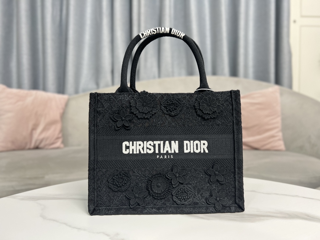 Dior Book Tote Small D-Lace Macrame M1286ZEAX_M911