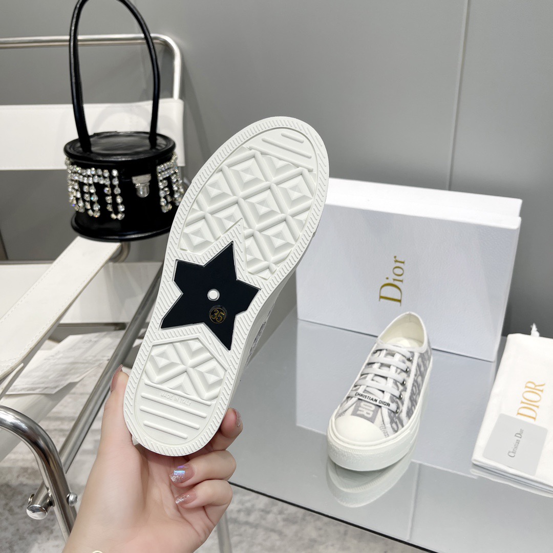 Dior embroidered flats Valentine's Day exclusive