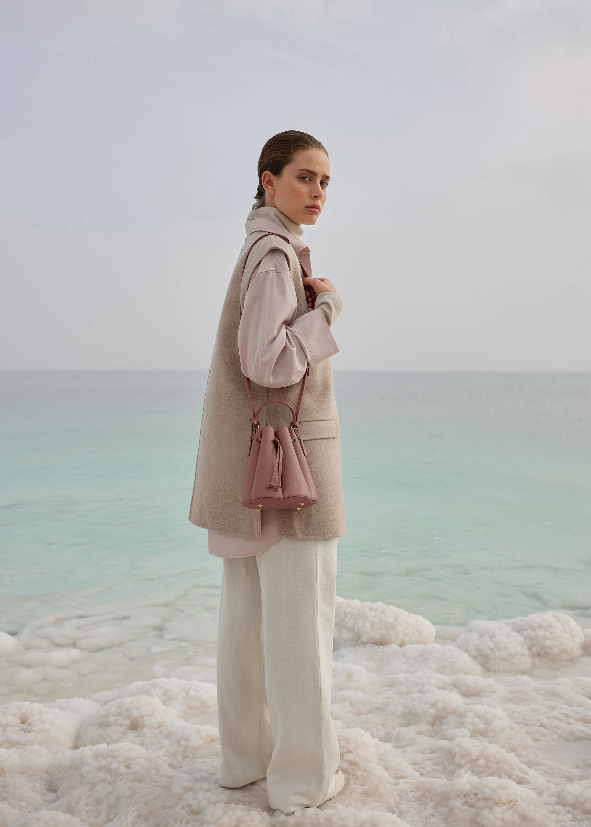 Polène Numéro Huit Mini - Textured Blush