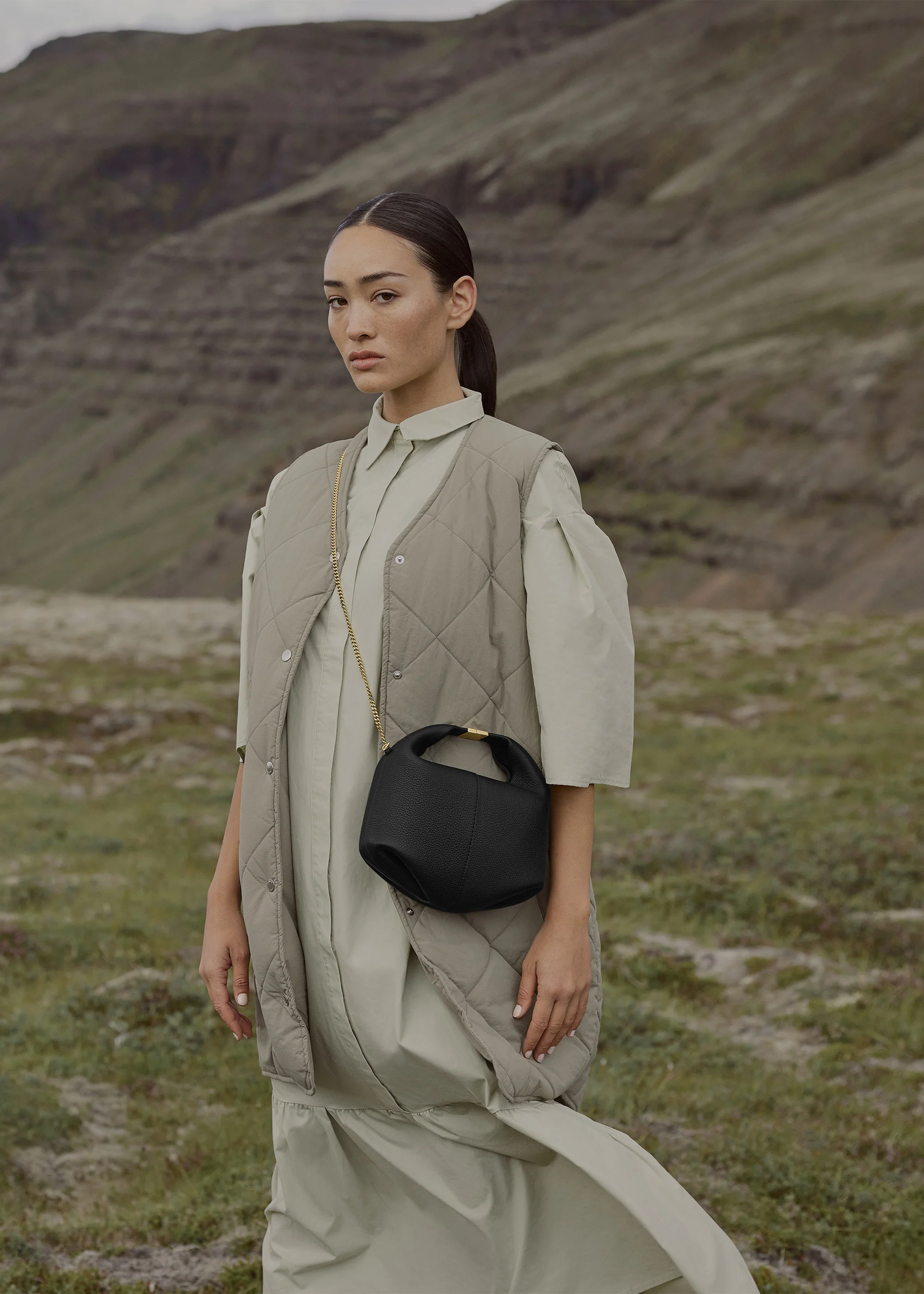 Polène Béri - Textured Black Chain