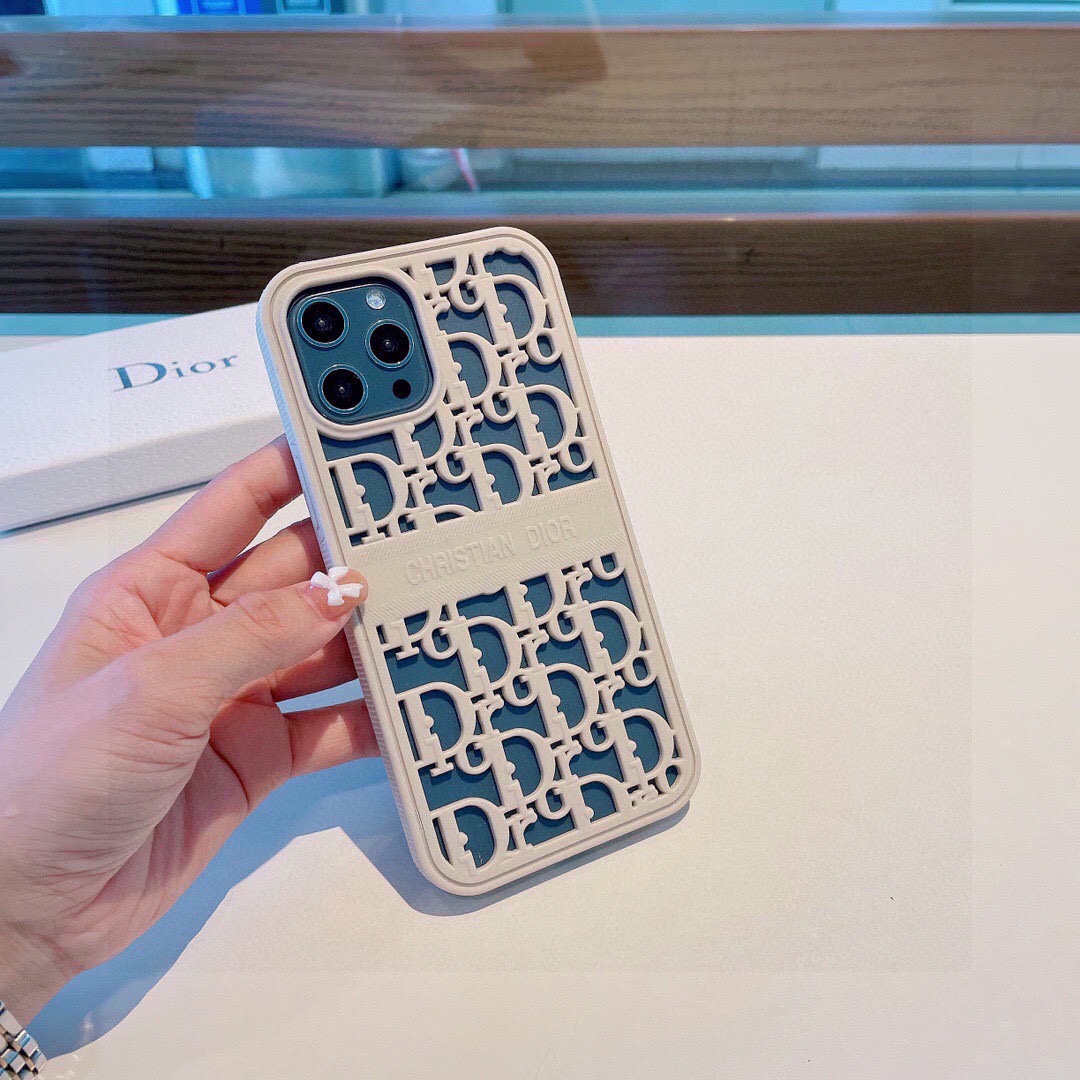 DIOR Hollow Design All-Inclusive Phone Case