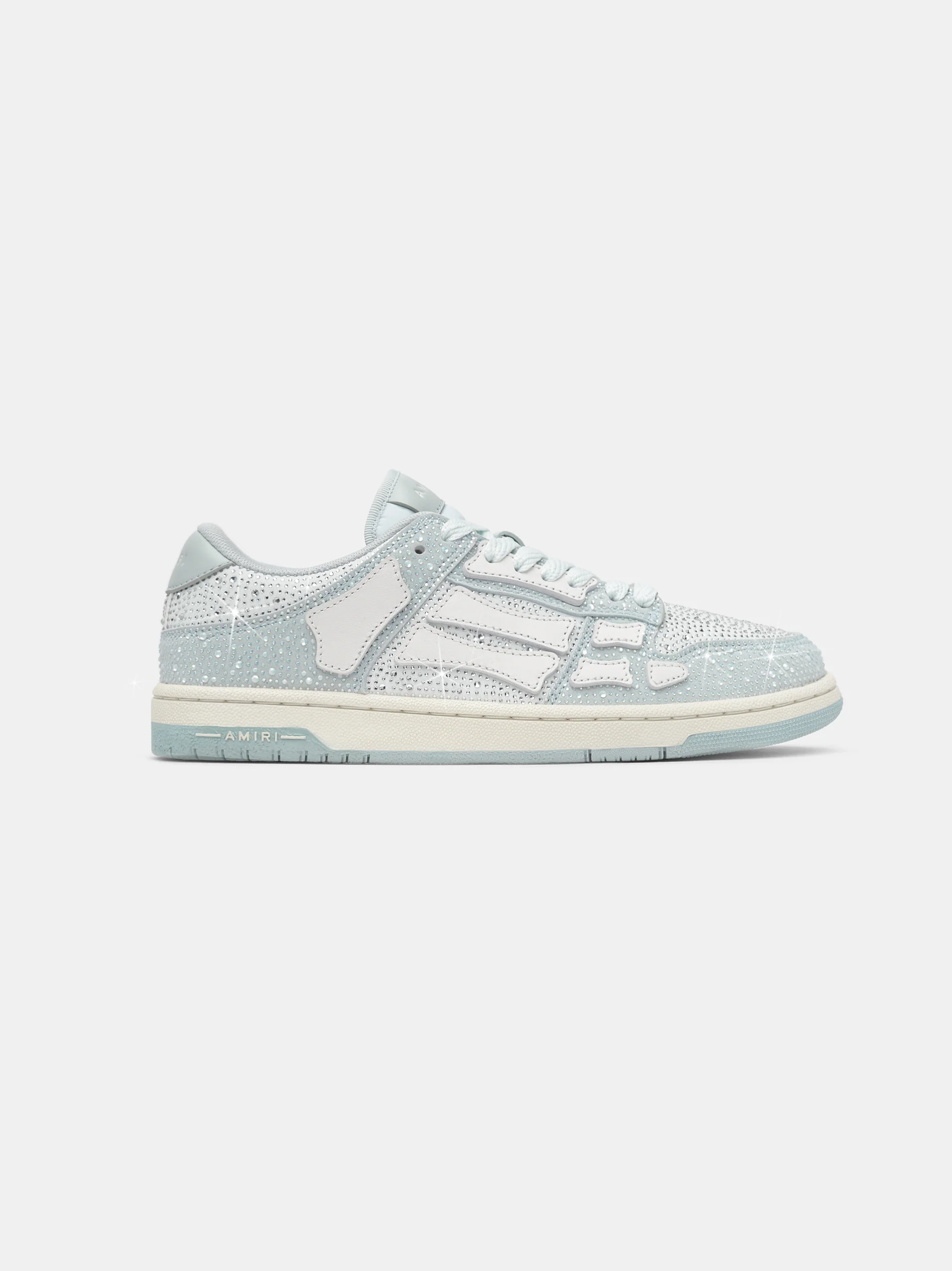 AMIRI WOMEN - WOMEN'S CRYSTAL SKEL-TOP LOW - Ice