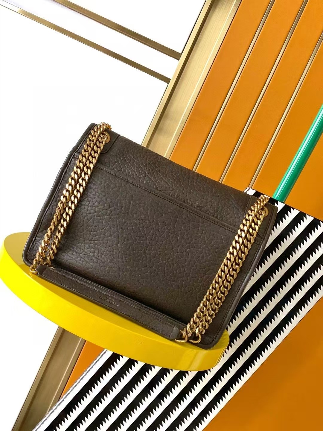 Saint Laurent YSL NIKI medium bag in grained lambskin