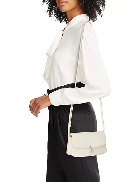 The Row  Sofia Leather Crossbody Bag