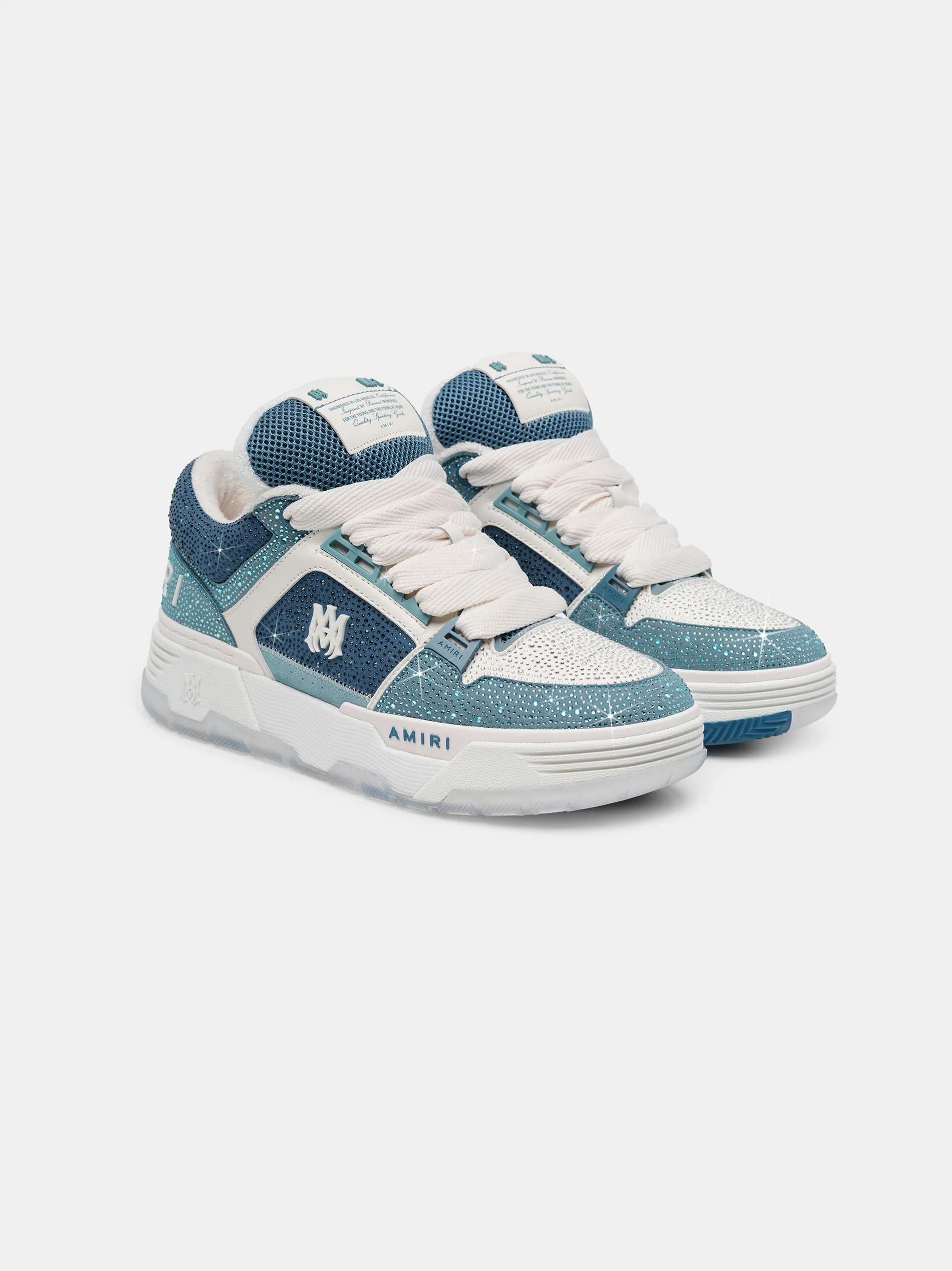 AMIRI CRYSTAL MA-1 - Dusty Blue