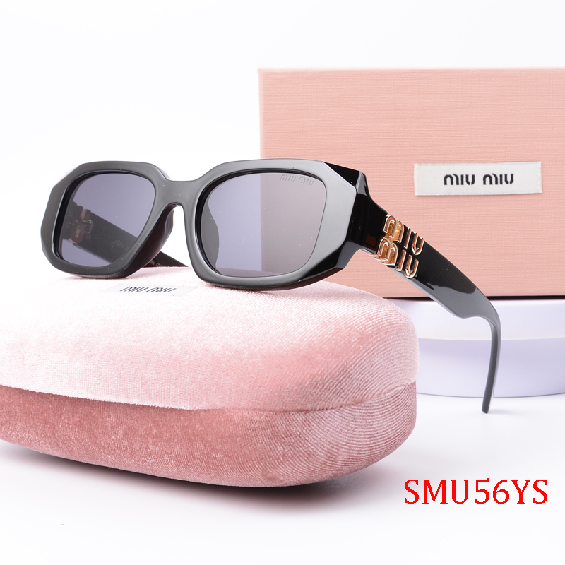MIU MIU Retro trend Sunglasses Top quality