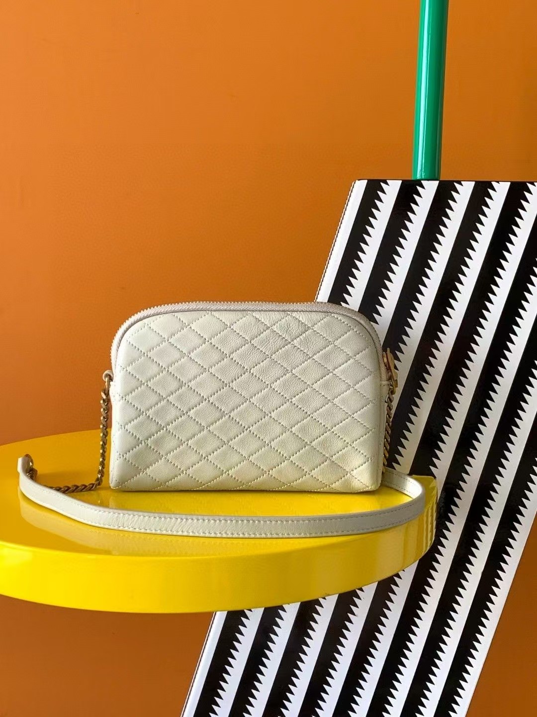 Saint Laurent YSL GABY sheepskin leather camera bag