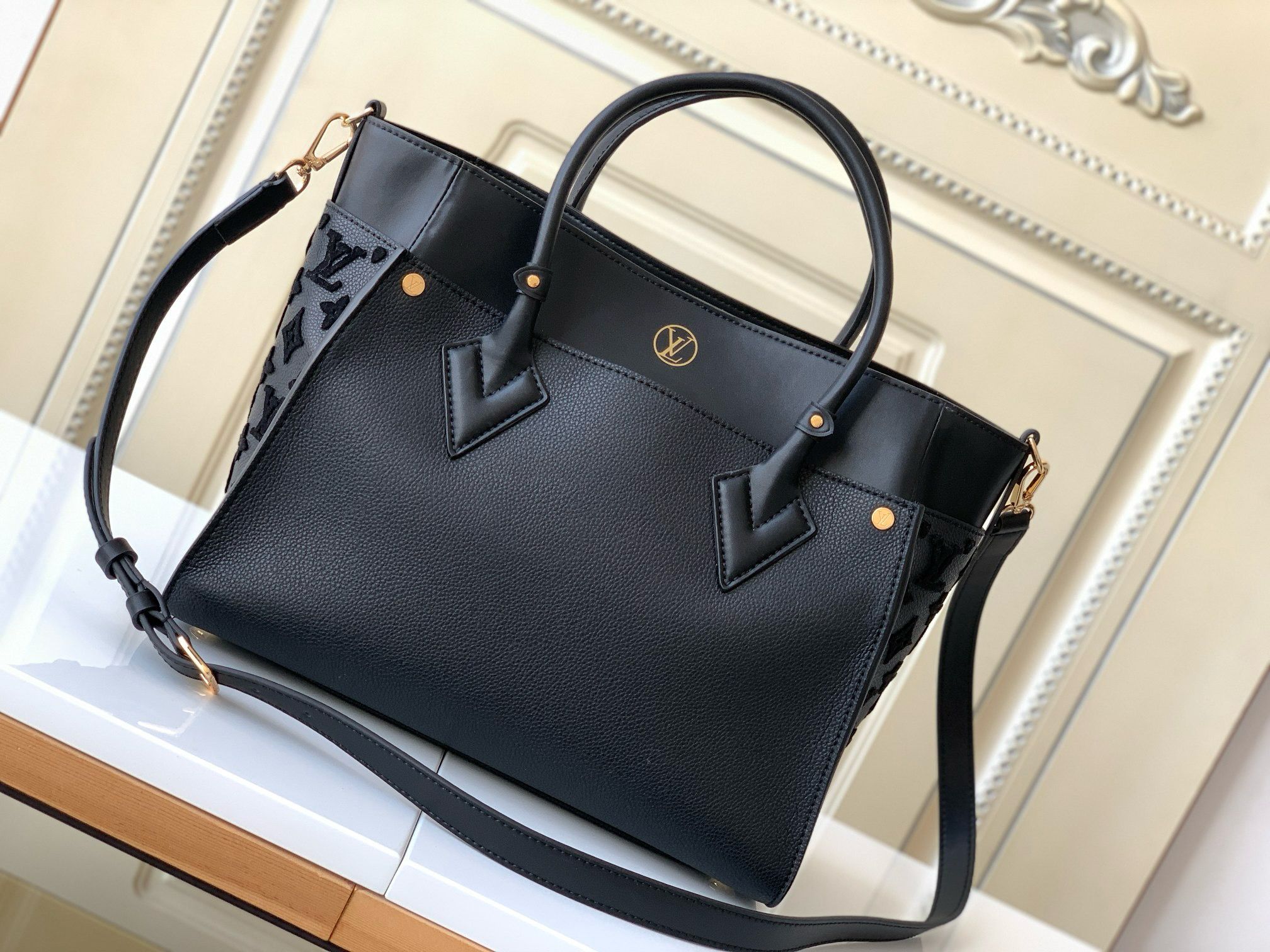 Louis Vuitton Calfskin patchwork handbag