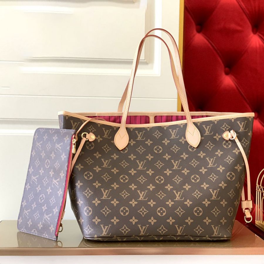 Louis Vuitton LV Neverfull Tote Bag Handbag M41177 MM&GM