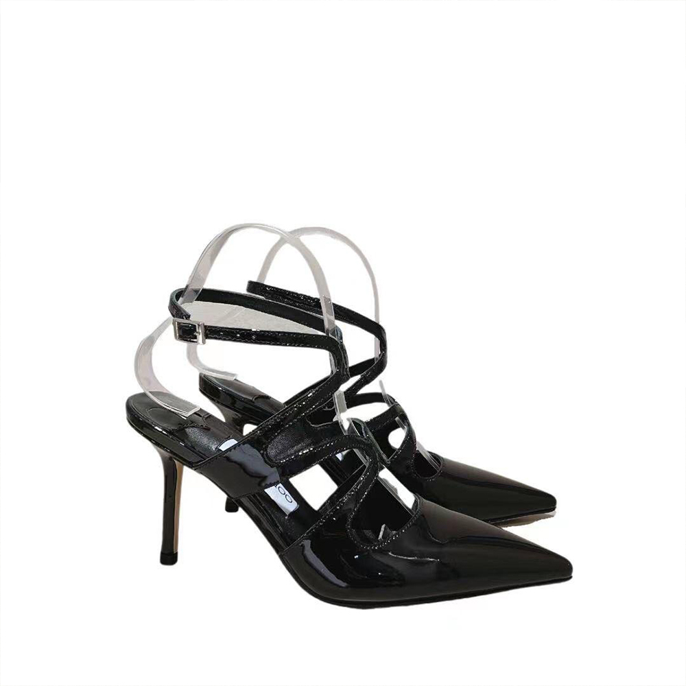 Jimmy Choo Patent Leather Azia Heels