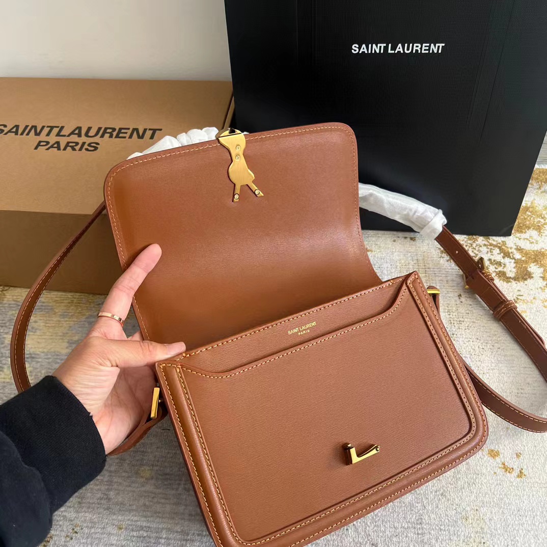 SAINT LAURENT Medium Solferino Satchel Bag