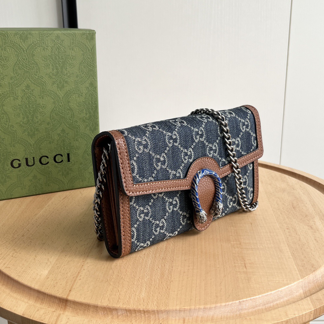 Gucci dionysus woc chain mini bag wallet