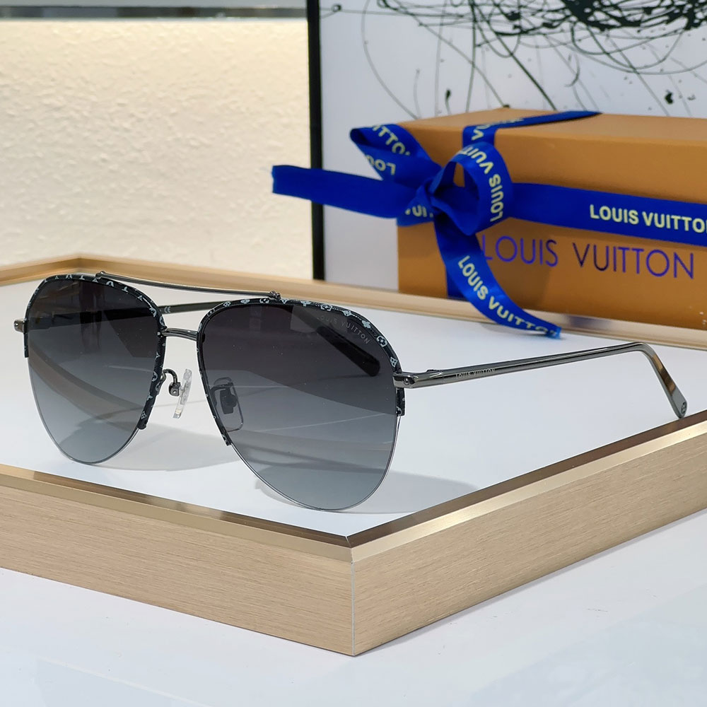 Louis Vuitton LV Frame Logo sunglasses Top quality