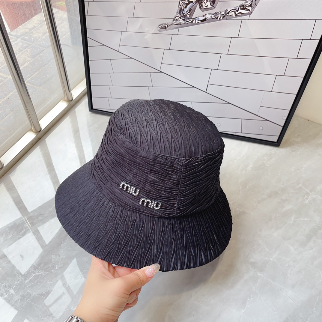 Miu Miu Textured Fisherman's Hat  Sunhat
