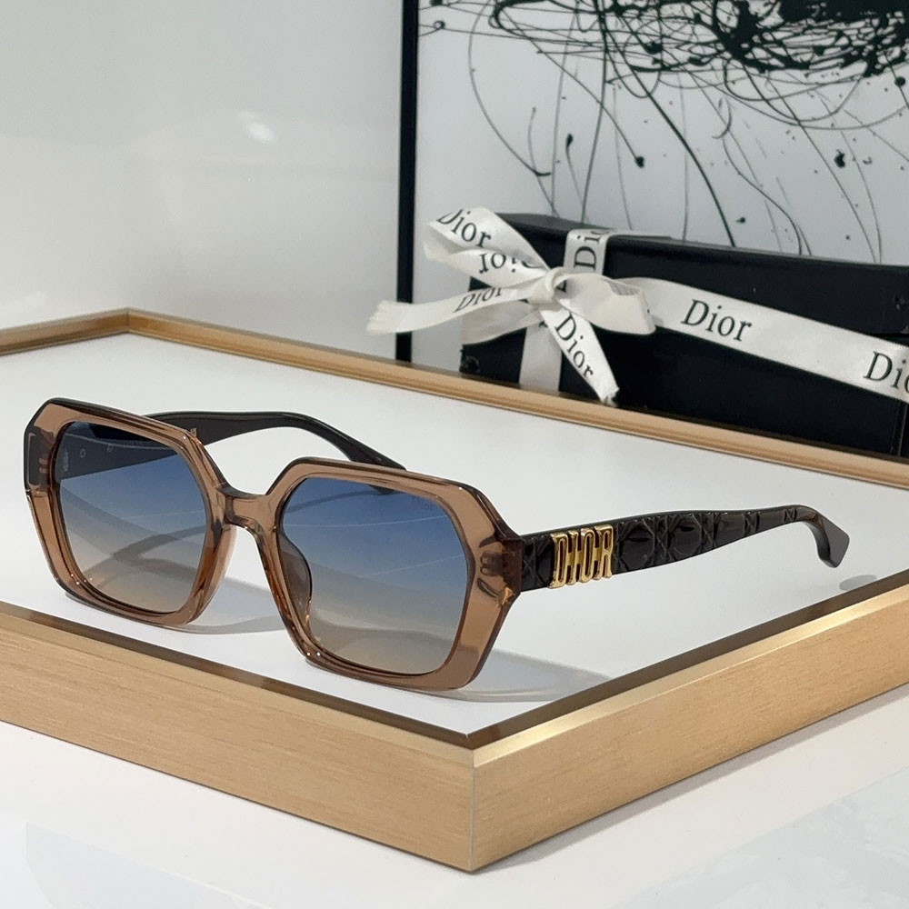 Dior Mirror Leg Logo Acetate Fibre sunglasses   Top quality
