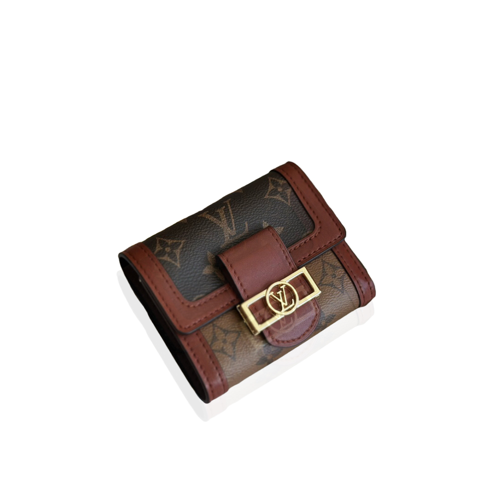Louis Vuitton Printed Small Wallet Card Holder