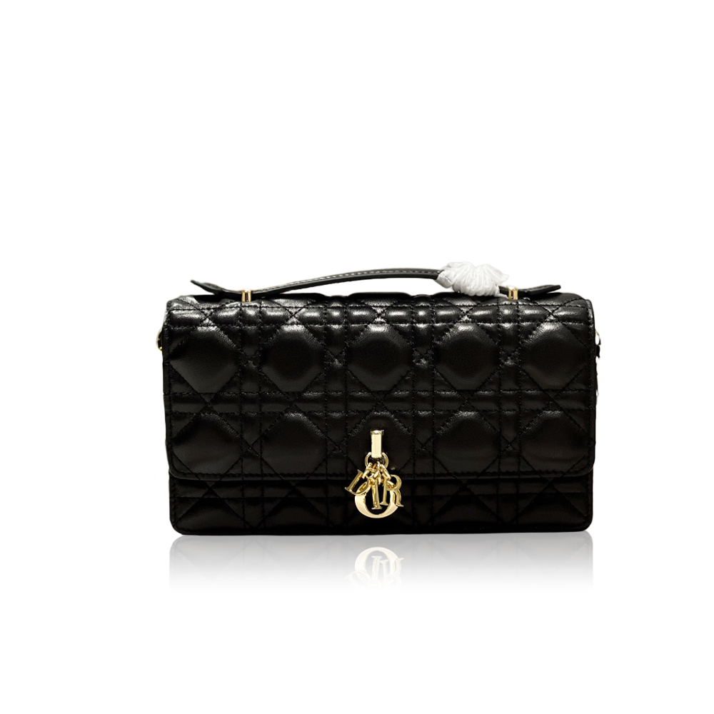 Dior Miss Mini Bag Black Cannage Lambskin S0980ONMJ_M900