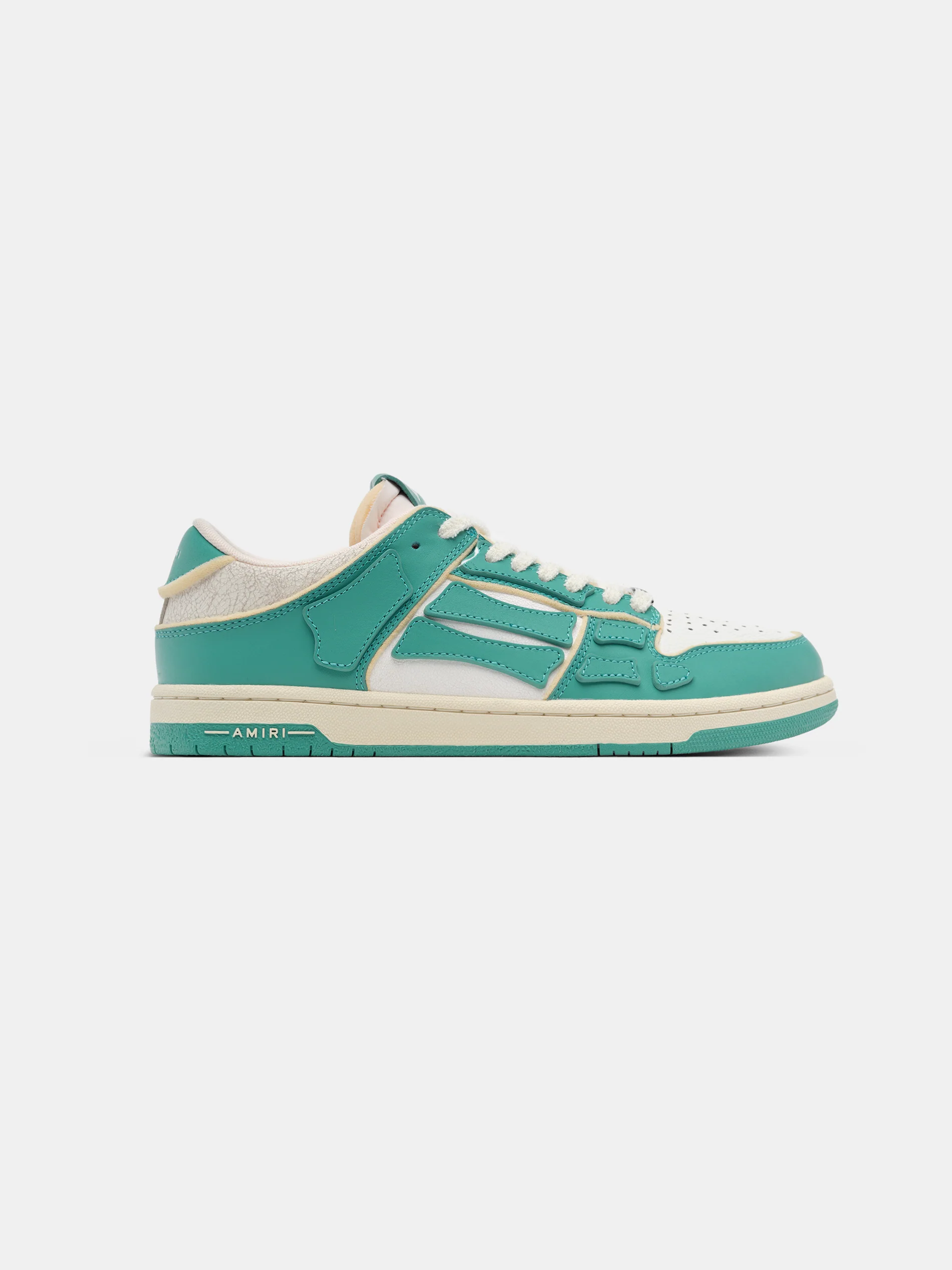 AMIRI COLLEGIATE SKEL-TOP LOW - Sea Blue White