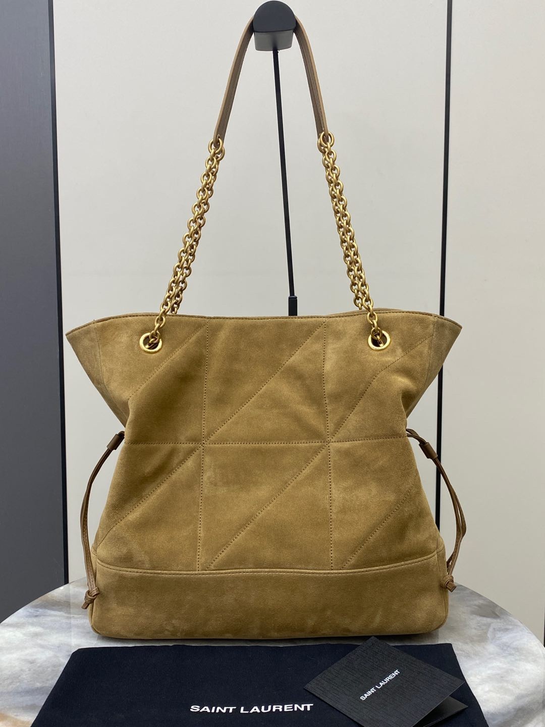 Saint Laurent YSL JAMIE suede shopping bag