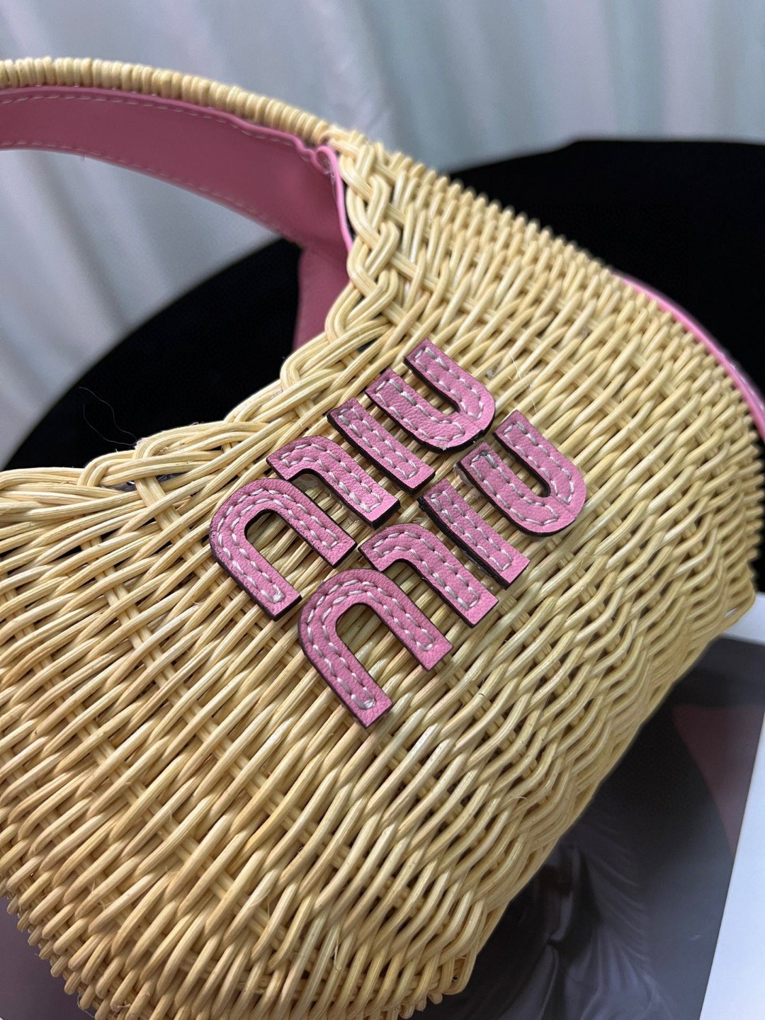 Miumiu wander bamboo underarm bag