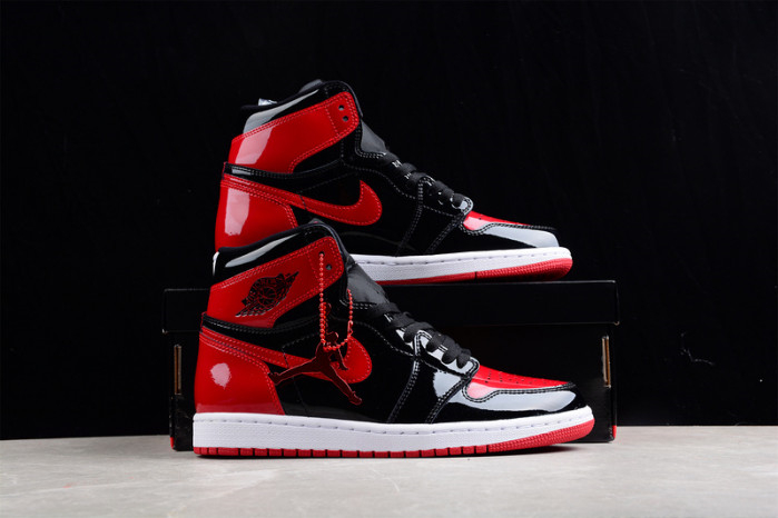 AIR JORDAN 1 HIGH OG BRED PATENT 555088-063