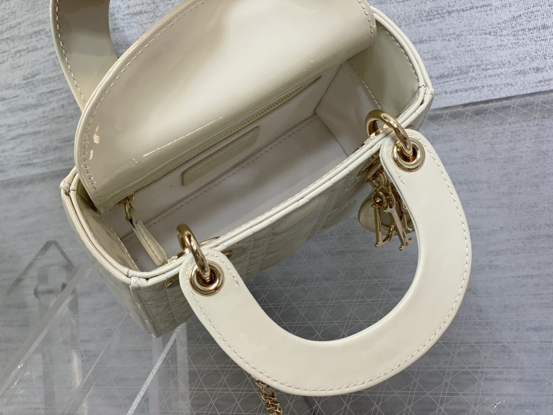 Dior Mini Lady Bag - Lacquered Calfskin