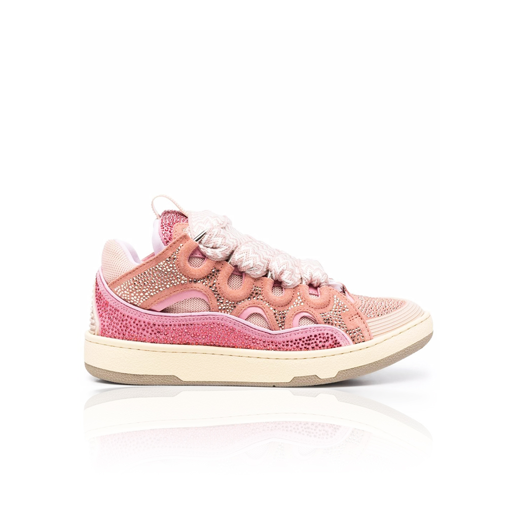 Lanvin LEATHER CURB SNEAKERS