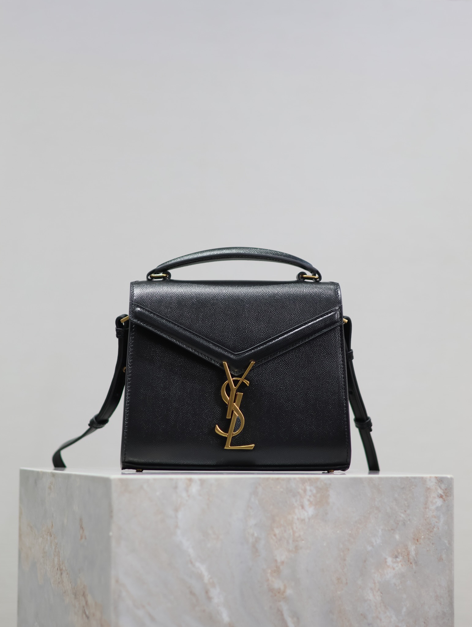 Saint Laurent cassandra mini caviar tote