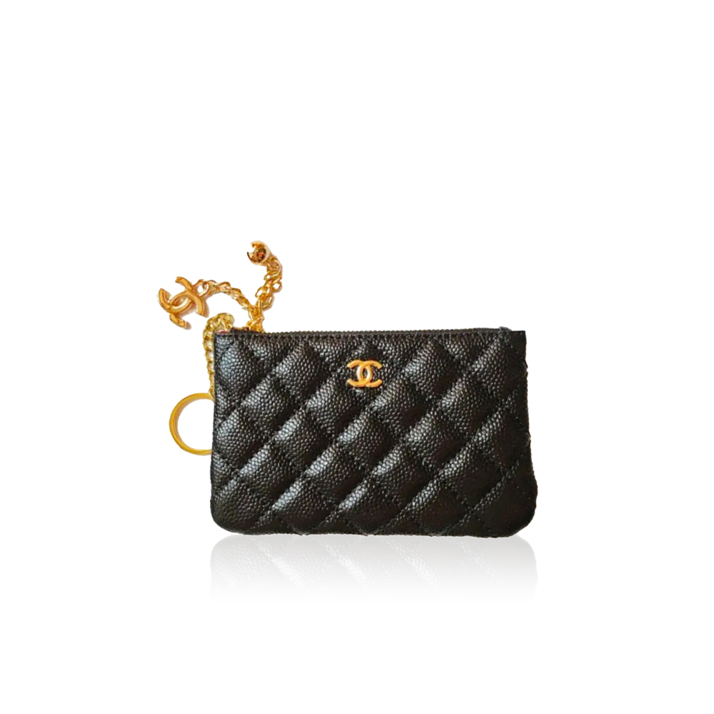 Chanel Pendant Zipper Coin Wallet