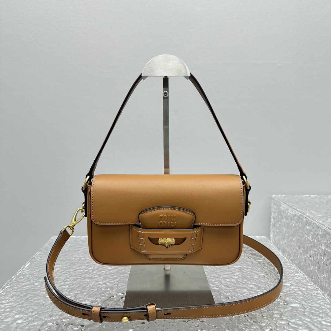 Miumiu Penny leather bag