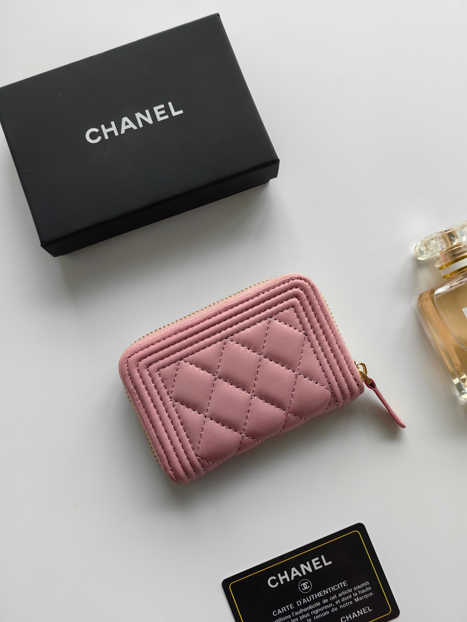 Chanel card holder coin purse
