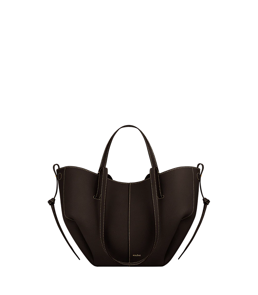 Polène Cyme Mini - Textured Ebony