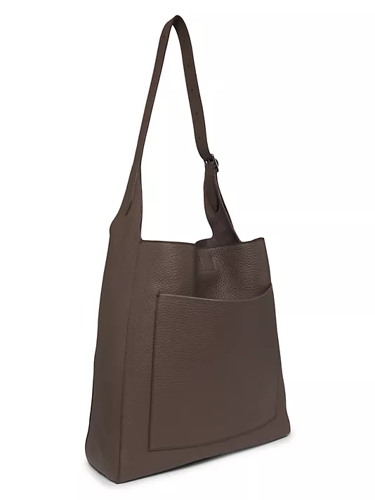 The Row  Blake Leather Hobo Bag