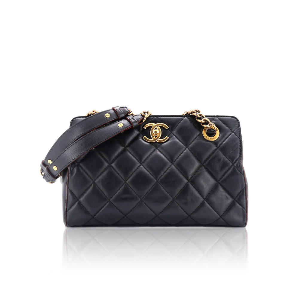 Chanel Perfect Edge Tote Quilted Leather Mini